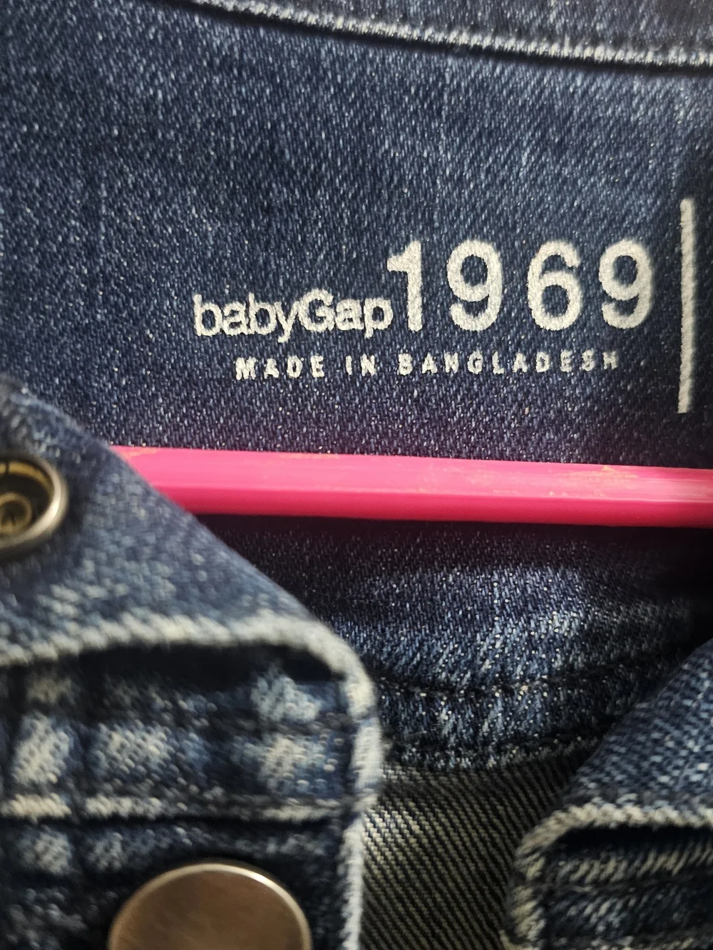 GAP Girls Dark Blue Denim Jacket Size 18-24 Months